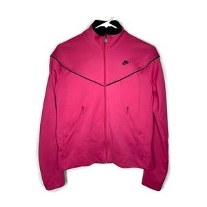 Womens Nike Fit Athletic Pink Full Zip Jacket